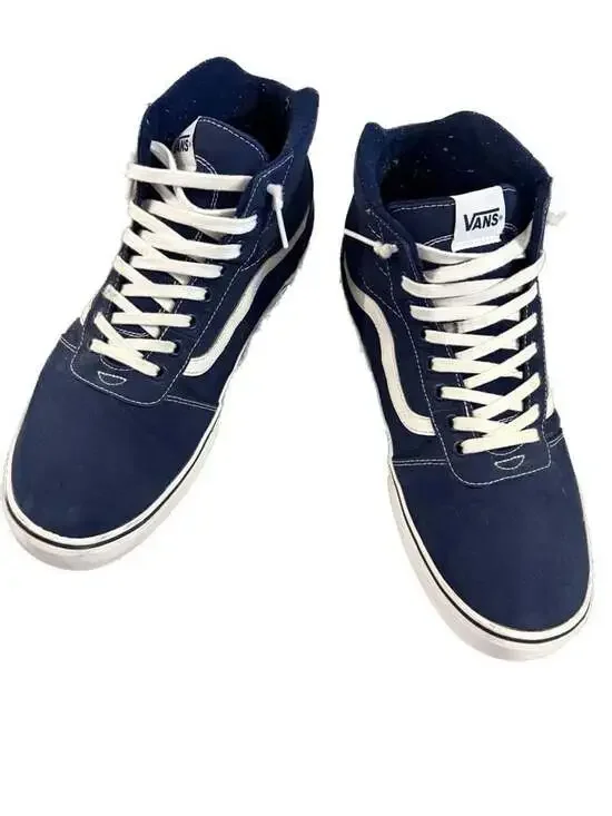 Vans Ward Hi 'Dress Blues' Canvas High Top Sneakers Men's Size 14 - Picture 1 of 5